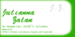 julianna zalan business card